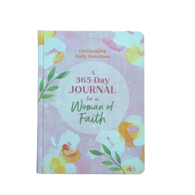 A 365-Day Journal For A Woman Of Faith Hardcover Christian Journal With Matte Lamination And 2c Inner Pages